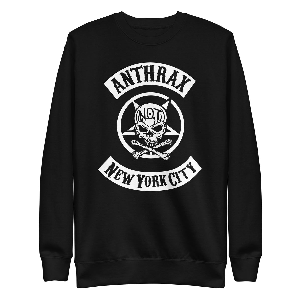MerchMoment Anthrax - New York City Crewneck Sweatshirt Officially Licensed