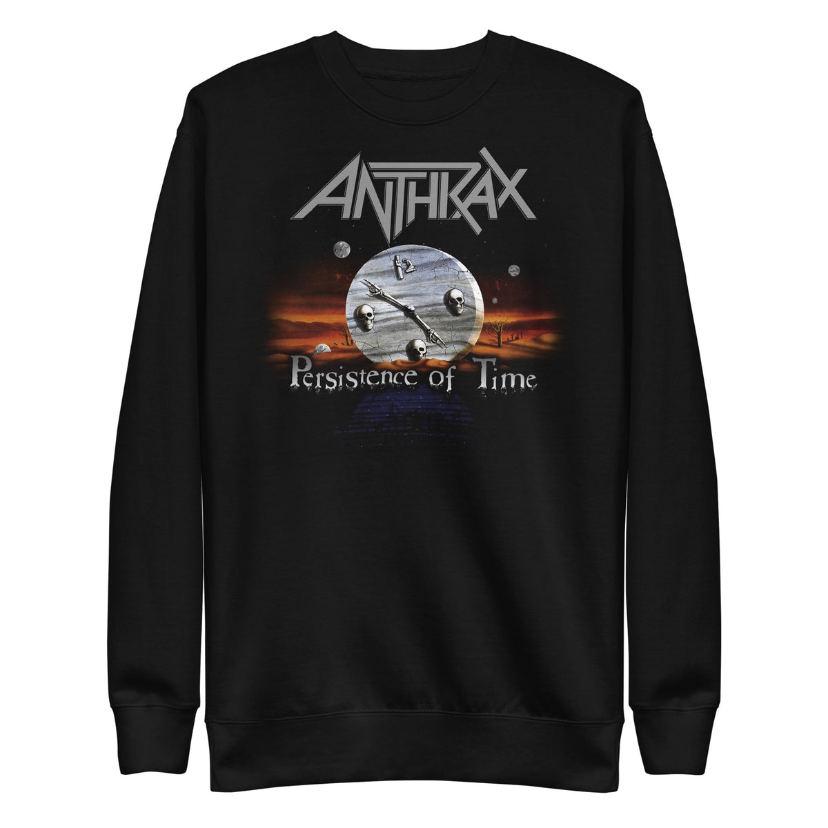 MerchMoment Anthrax - Peristence of Time Crewneck Sweatshirt Officially Licensed