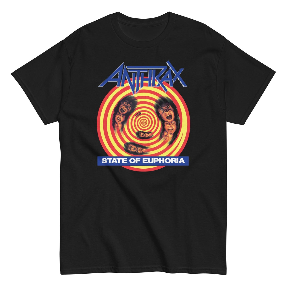 MerchMoment Anthrax - State Of Euphoria Mens T Shirt Officially Licensed