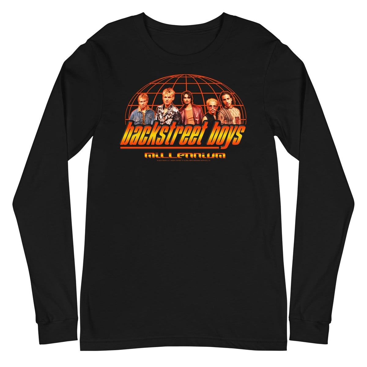 MerchMoment Backstreet Boys - Across the Globe Long Sleeve Shirt Officially Licensed