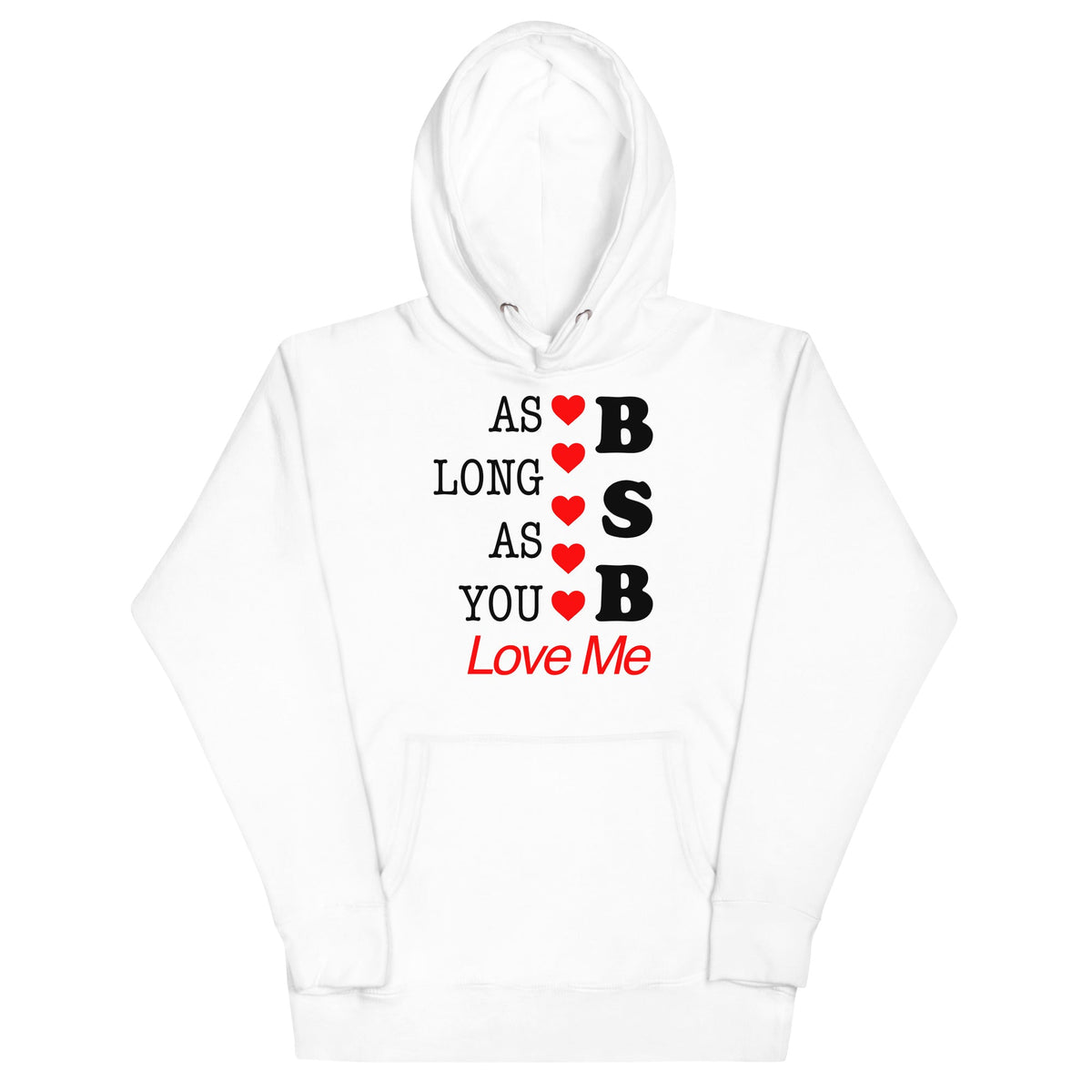 MerchMoment Backstreet Boys - As Long as You Love Me Hoodie Sweatshirt Officially Licensed