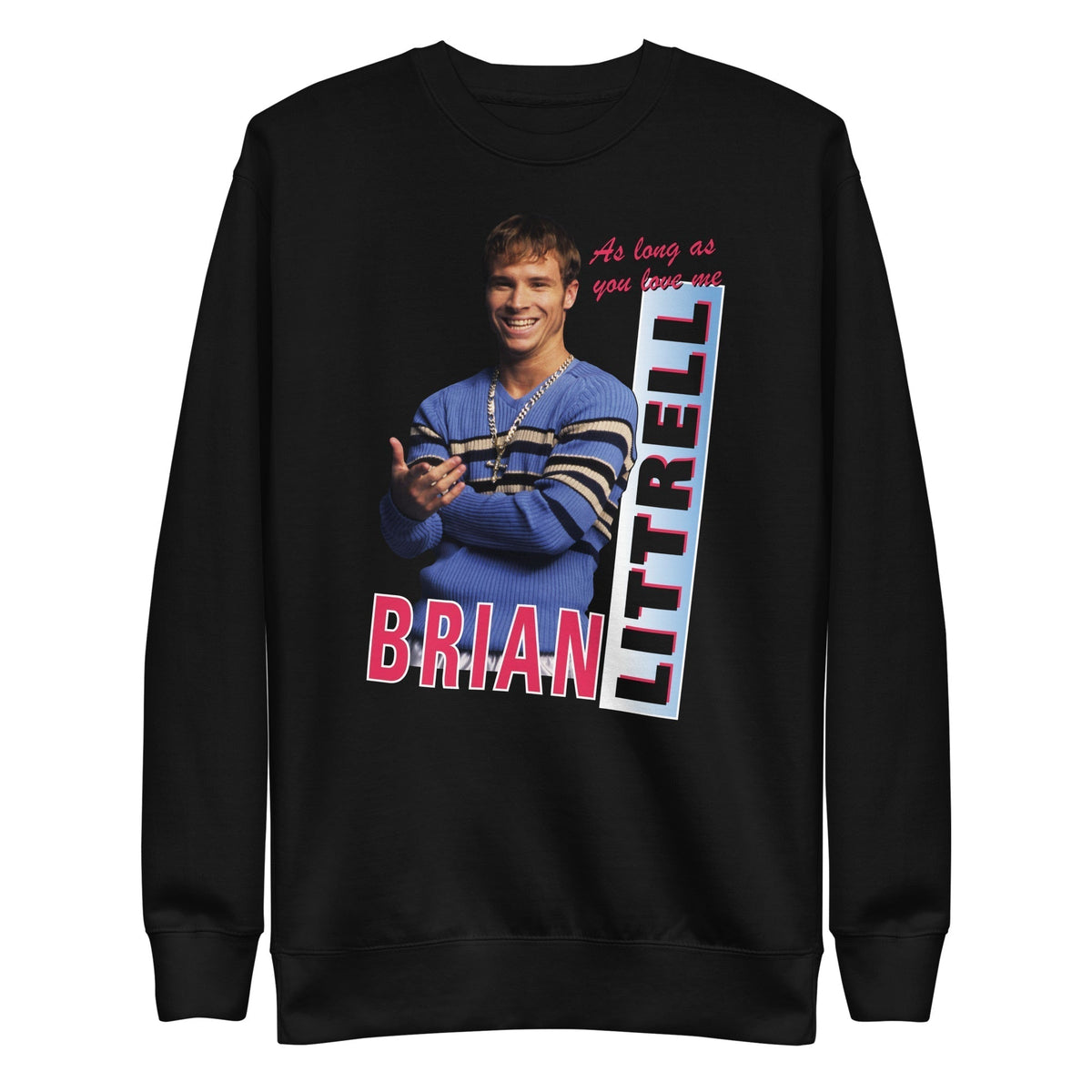 MerchMoment Backstreet Boys - Brian Littrell Crewneck Sweatshirt Officially Licensed