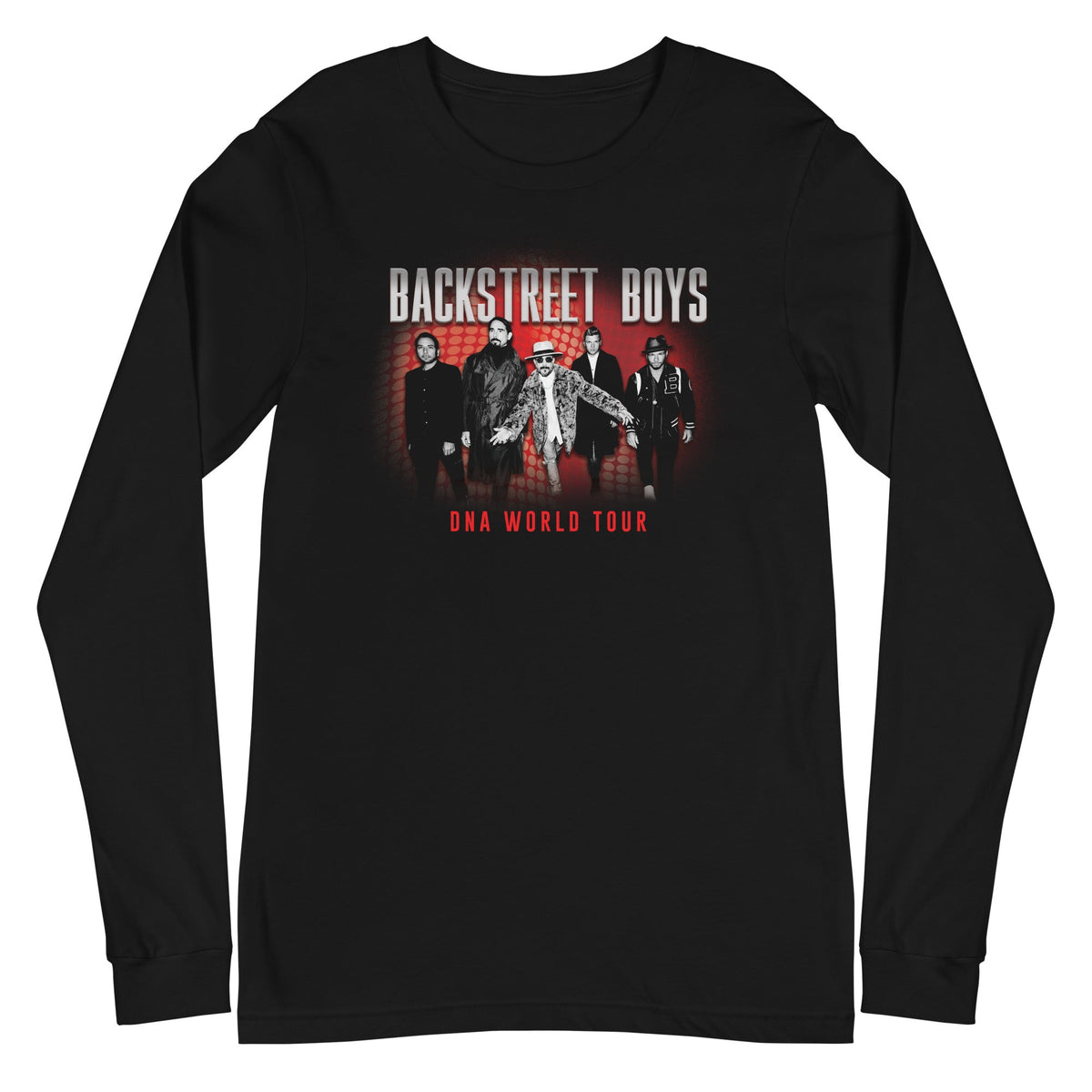 MerchMoment Backstreet Boys - DNA World Tour Long Sleeve Shirt Officially Licensed