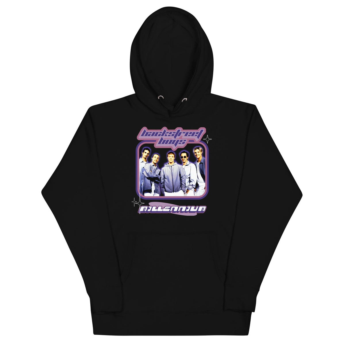 MerchMoment Backstreet Boys - Purple Y2K Hoodie Sweatshirt Officially Licensed
