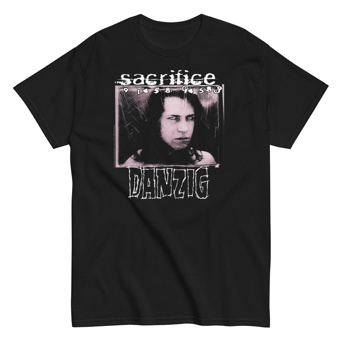 Danzig Sacrifice T Shirt Black Officially Licensed