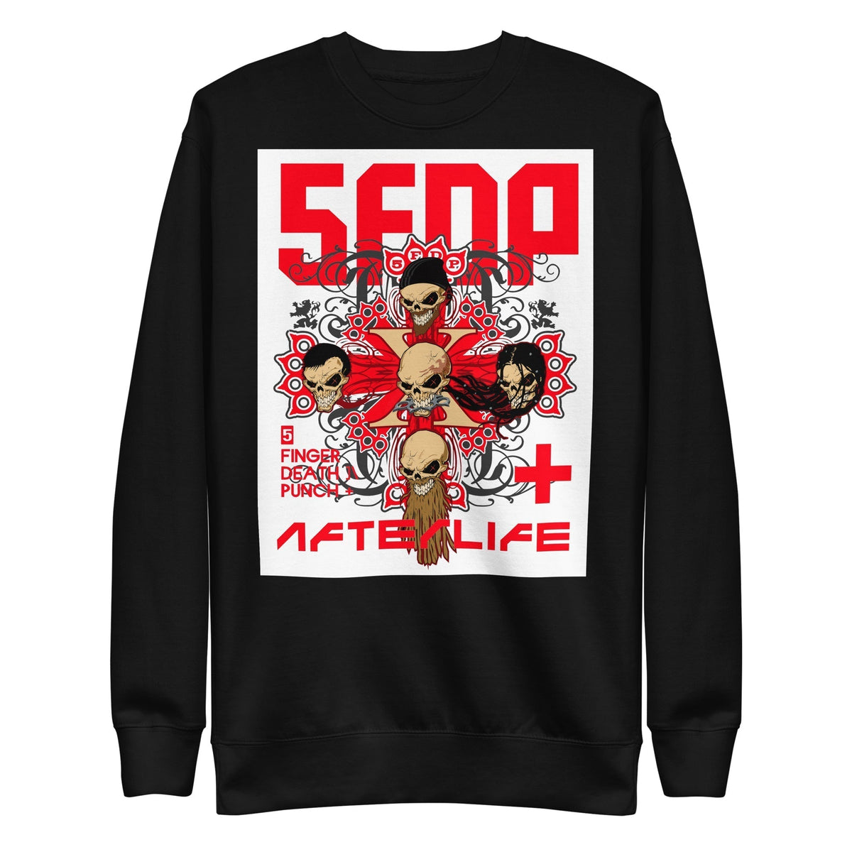 MerchMoment Five Finger Death Punch - 5X Crewneck Sweatshirt Officially Licensed