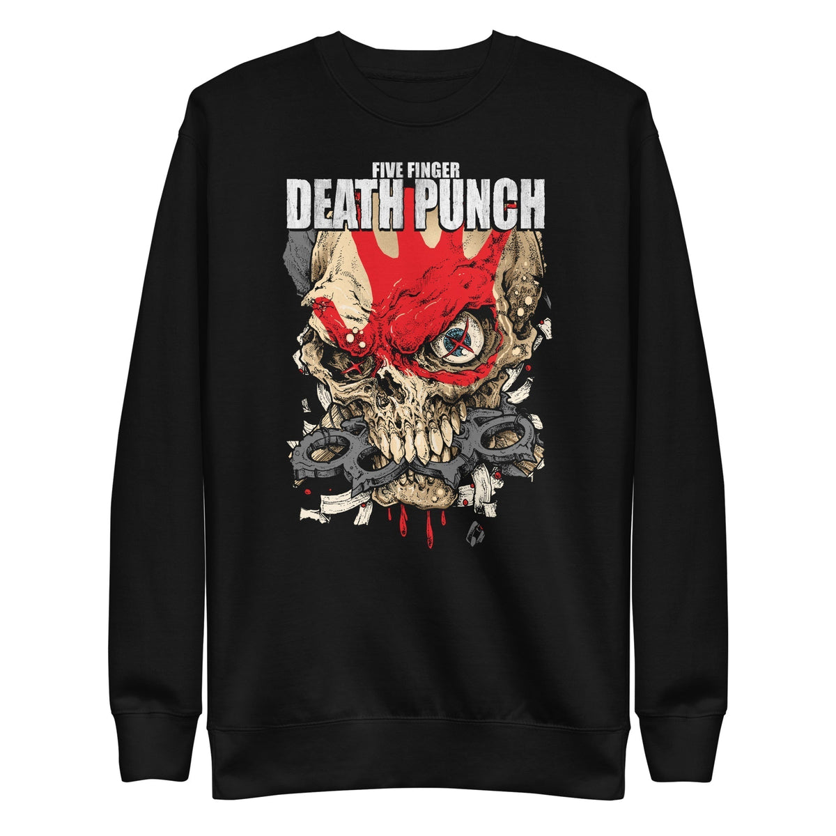 MerchMoment Five Finger Death Punch - Knuckle Sandwich Crewneck Sweatshirt Officially Licensed