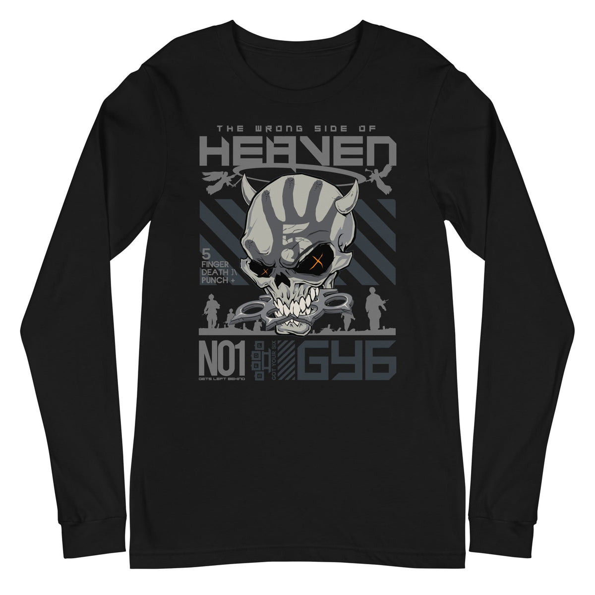 MerchMoment Five Finger Death Punch - Wrong Side of Heaven Long Sleeve Shirt Officially Licensed