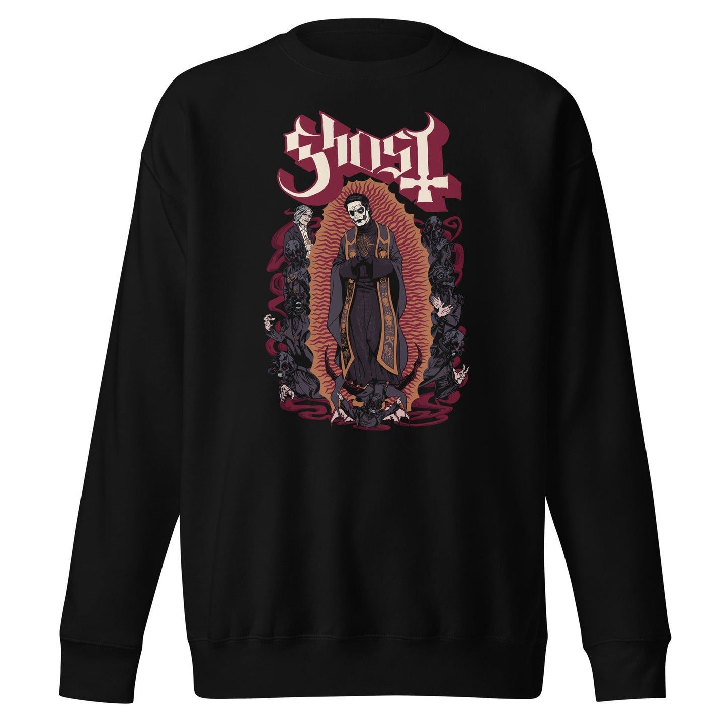 MerchMoment Ghost - Come With Me Crewneck Sweatshirt Officially Licensed