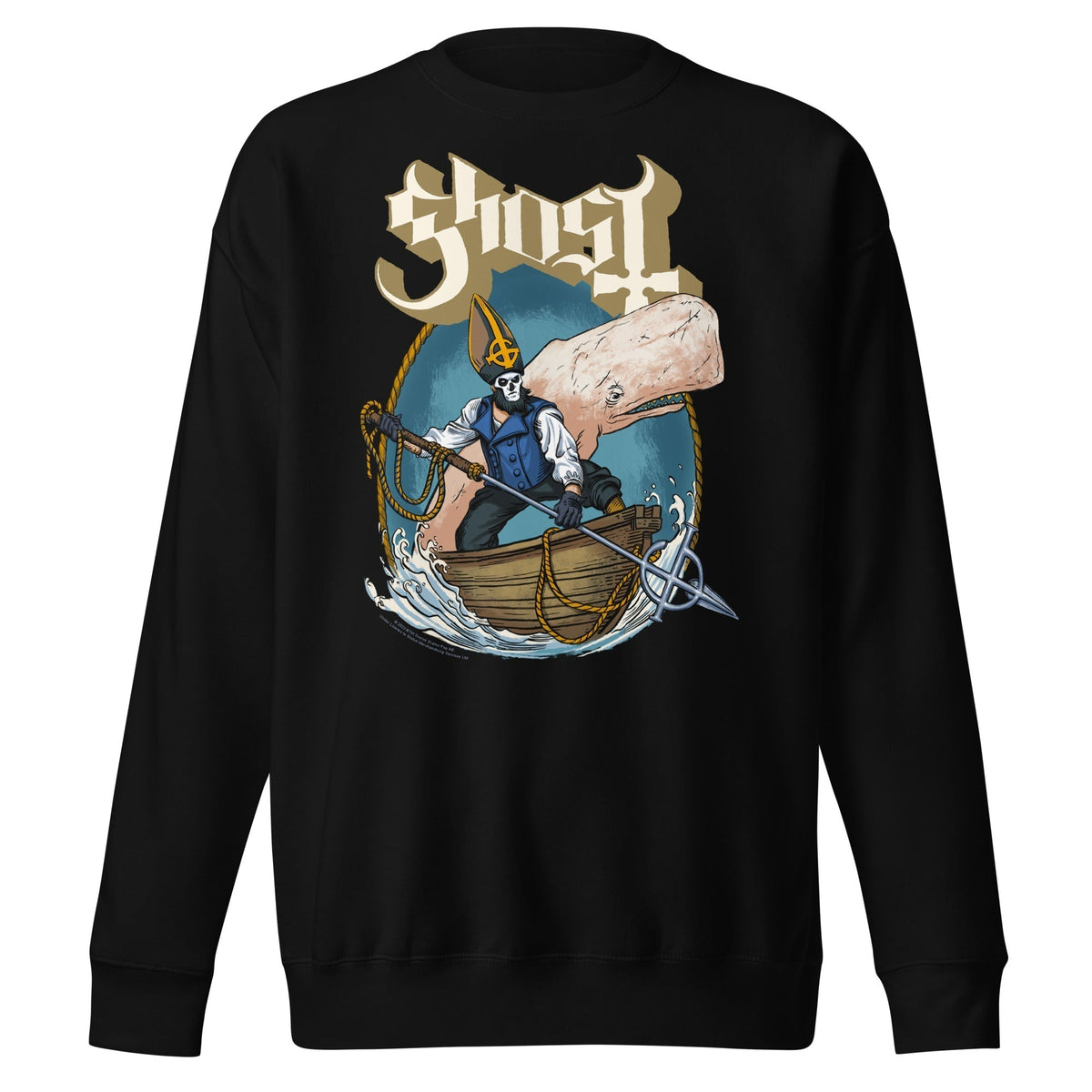 MerchMoment Ghost - Seven Seas Crewneck Sweatshirt Officially Licensed