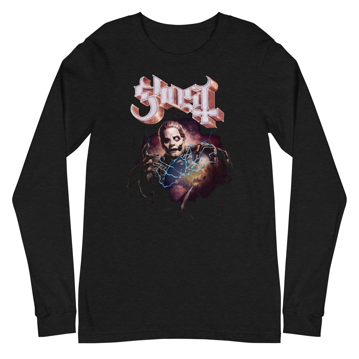 MerchMoment Ghost - World Logo Long Sleeve Shirt Officially Licensed