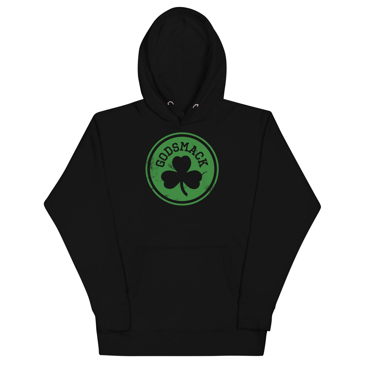 Godsmack - Green Shamrock Hoodie Sweatshirt Officially Licensed
