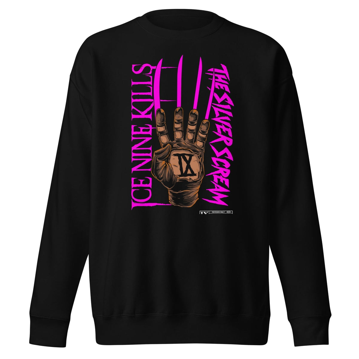 MerchMoment Ice Nine Kills - Silver Scream Crewneck Sweatshirt Officially Licensed