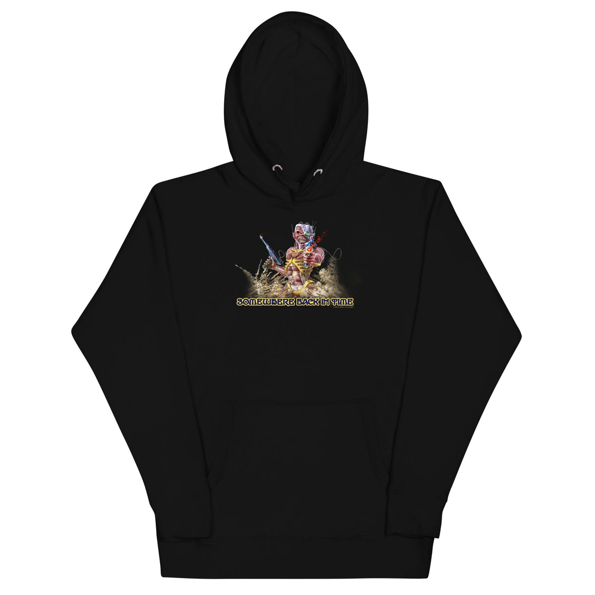 MerchMoment Iron Maiden - Back in Time Hoodie Sweatshirt Officially Licensed
