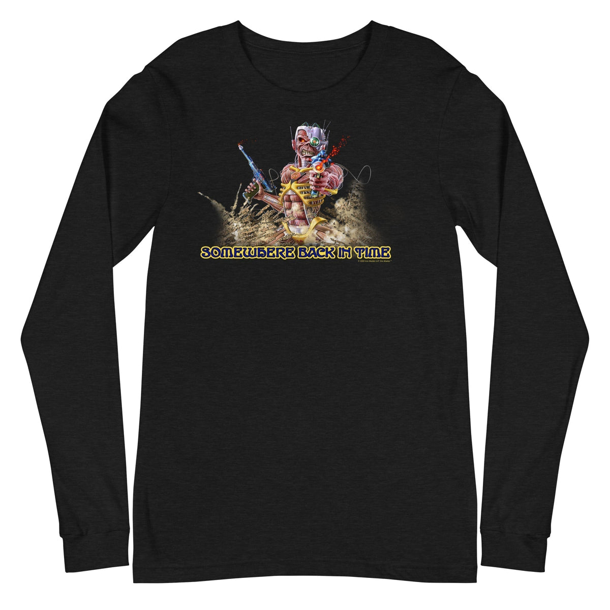 MerchMoment Iron Maiden - Back in Time Long Sleeve Shirt Officially Licensed
