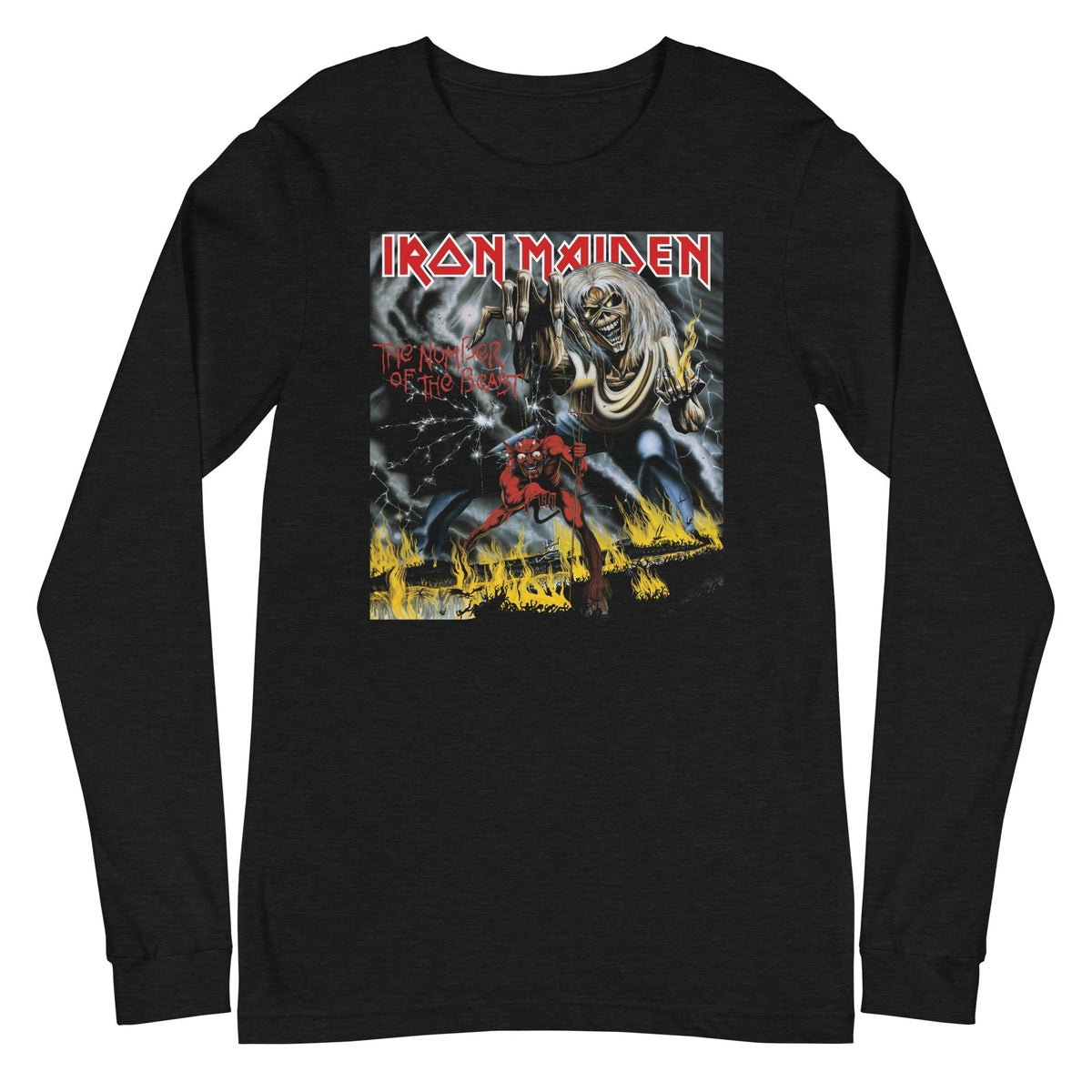 MerchMoment Iron Maiden - Darker Beast Long Sleeve Shirt Officially Licensed