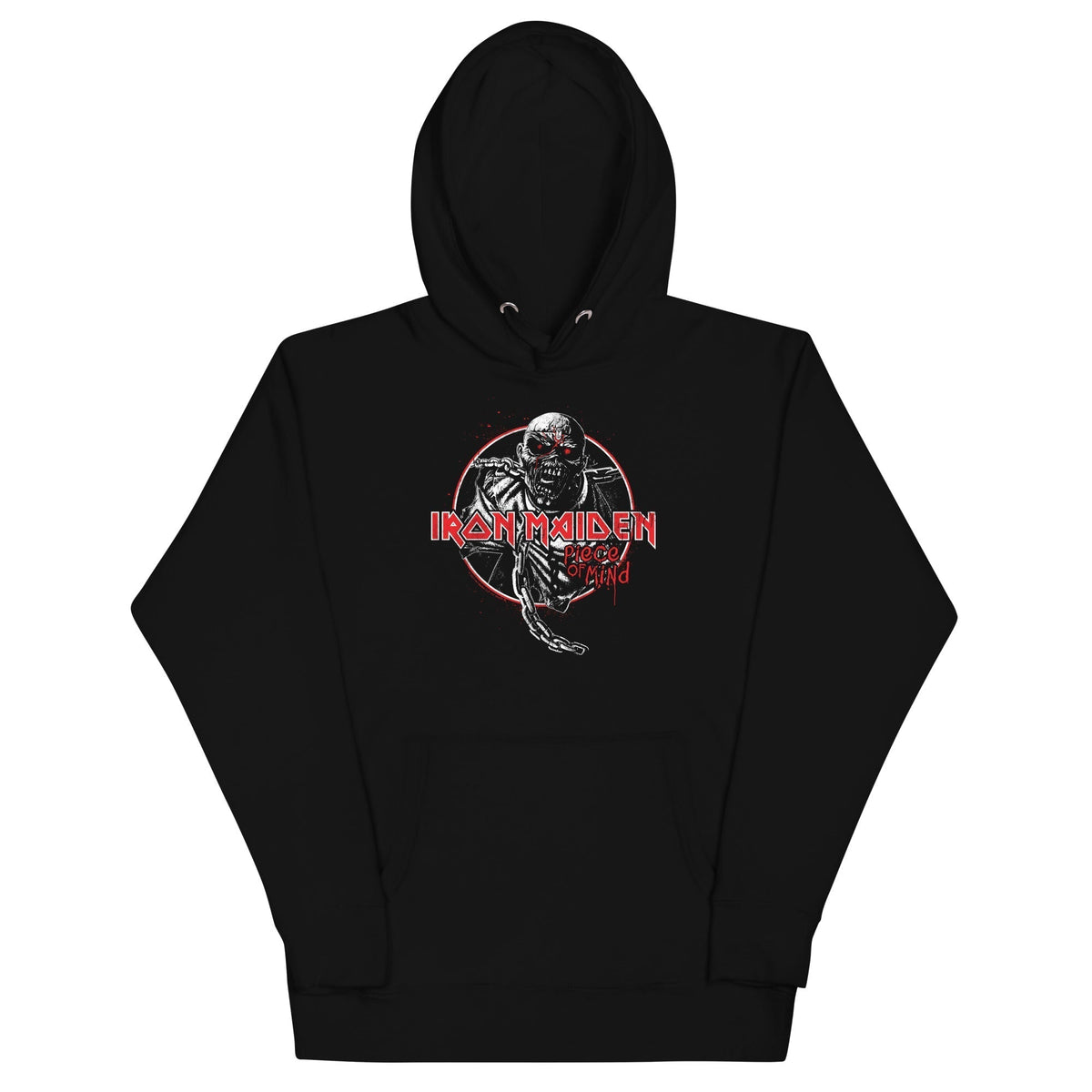 MerchMoment Iron Maiden - Eddie Peace Hoodie Sweatshirt Officially Licensed