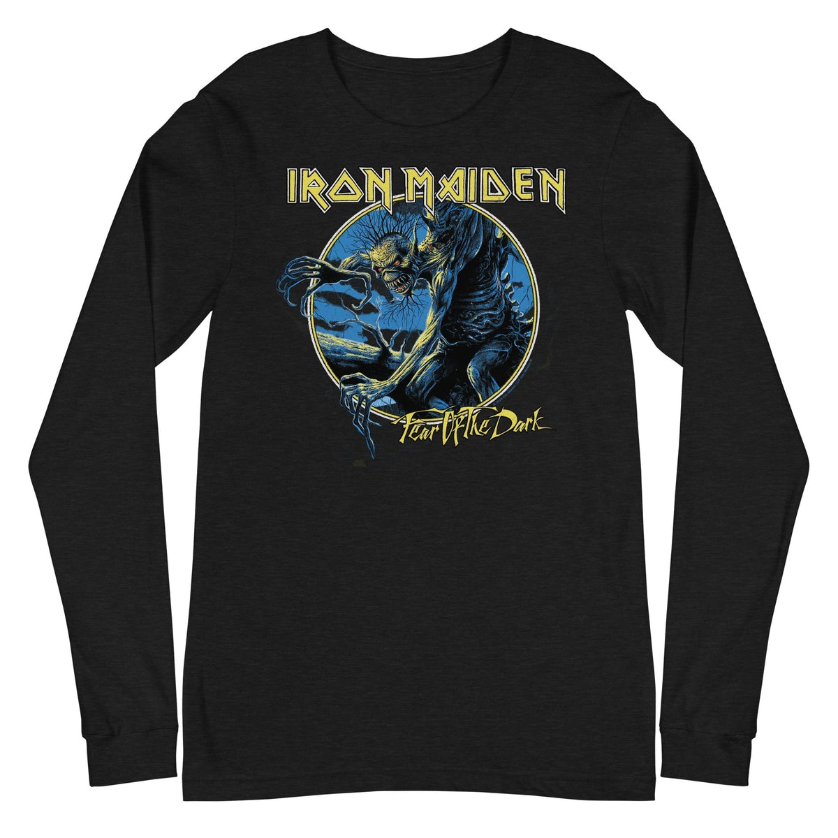 MerchMoment Iron Maiden - Fear of the Dark Long Sleeve Shirt Officially Licensed
