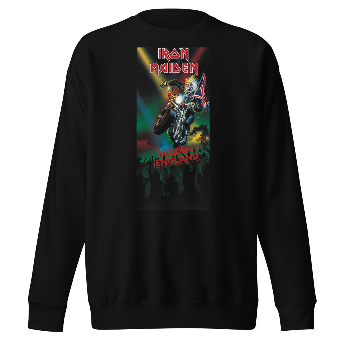 MerchMoment Iron Maiden - Maiden England Crewneck Sweatshirt Officially Licensed