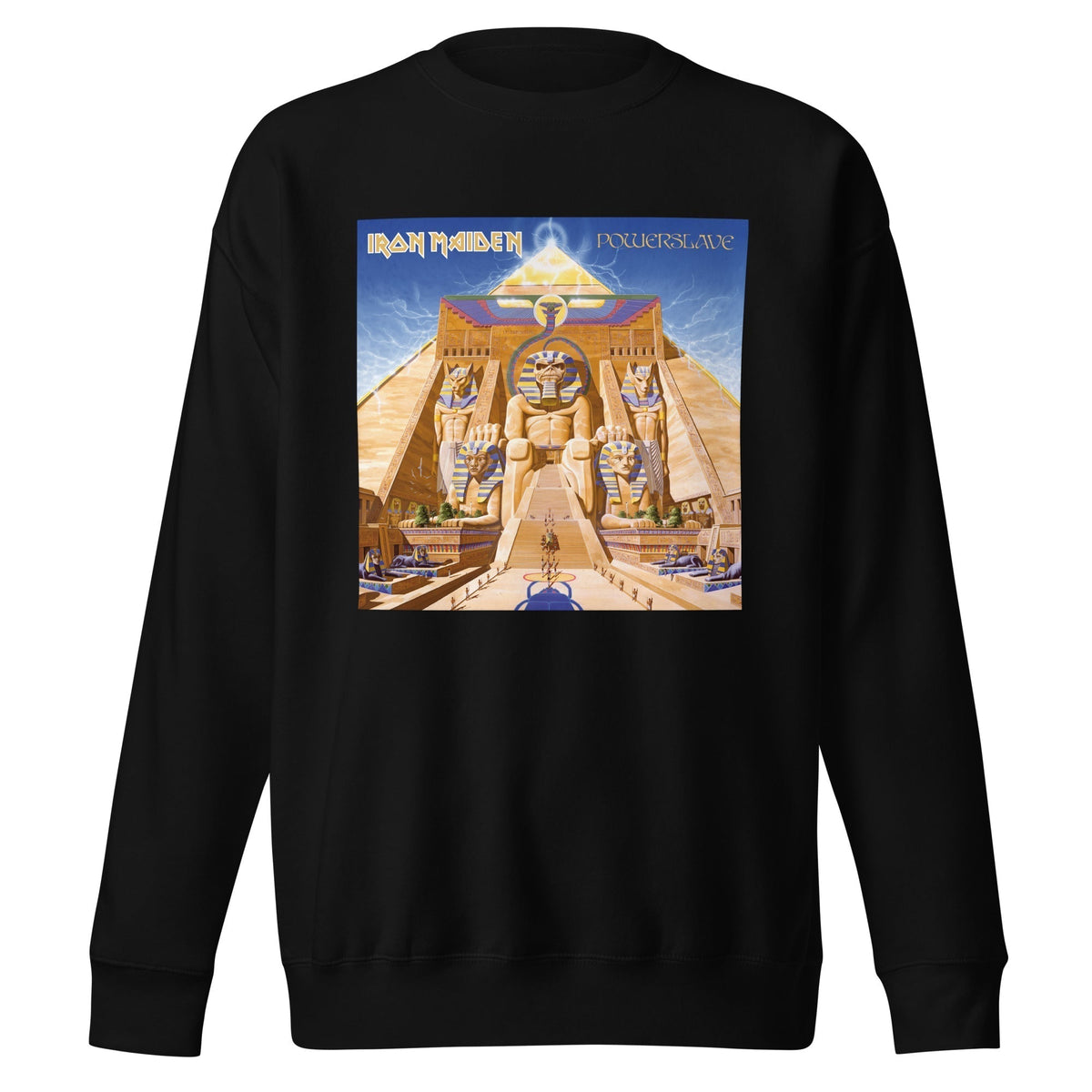 MerchMoment Iron Maiden - Powerslave Crewneck Sweatshirt Officially Licensed