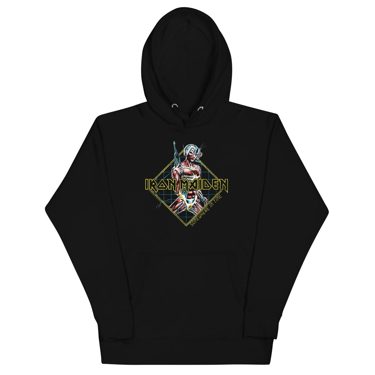 MerchMoment Iron Maiden - Rhombus Hoodie Sweatshirt Officially Licensed