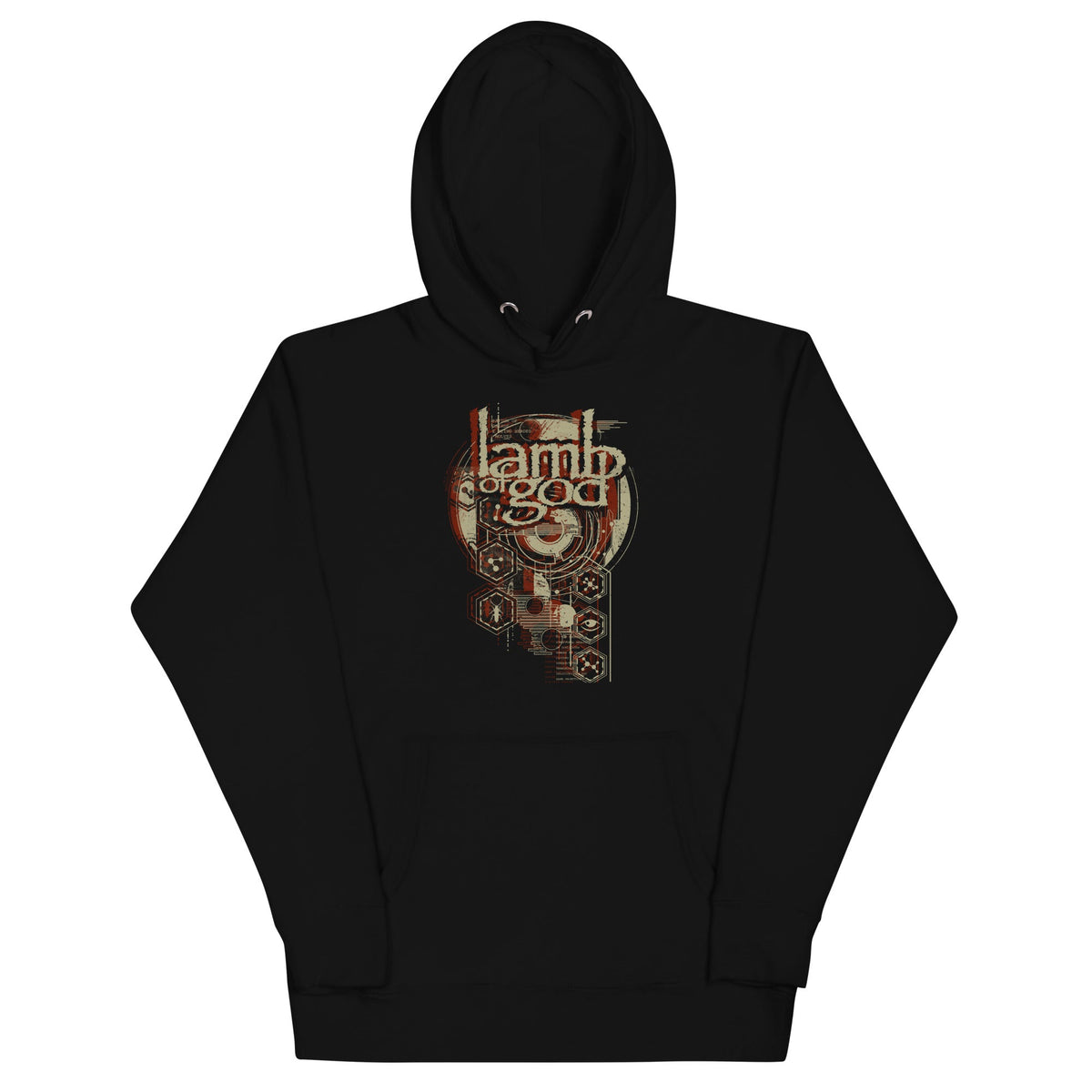 MerchMoment Lamb of God - Analog Hoodie Sweatshirt Officially Licensed