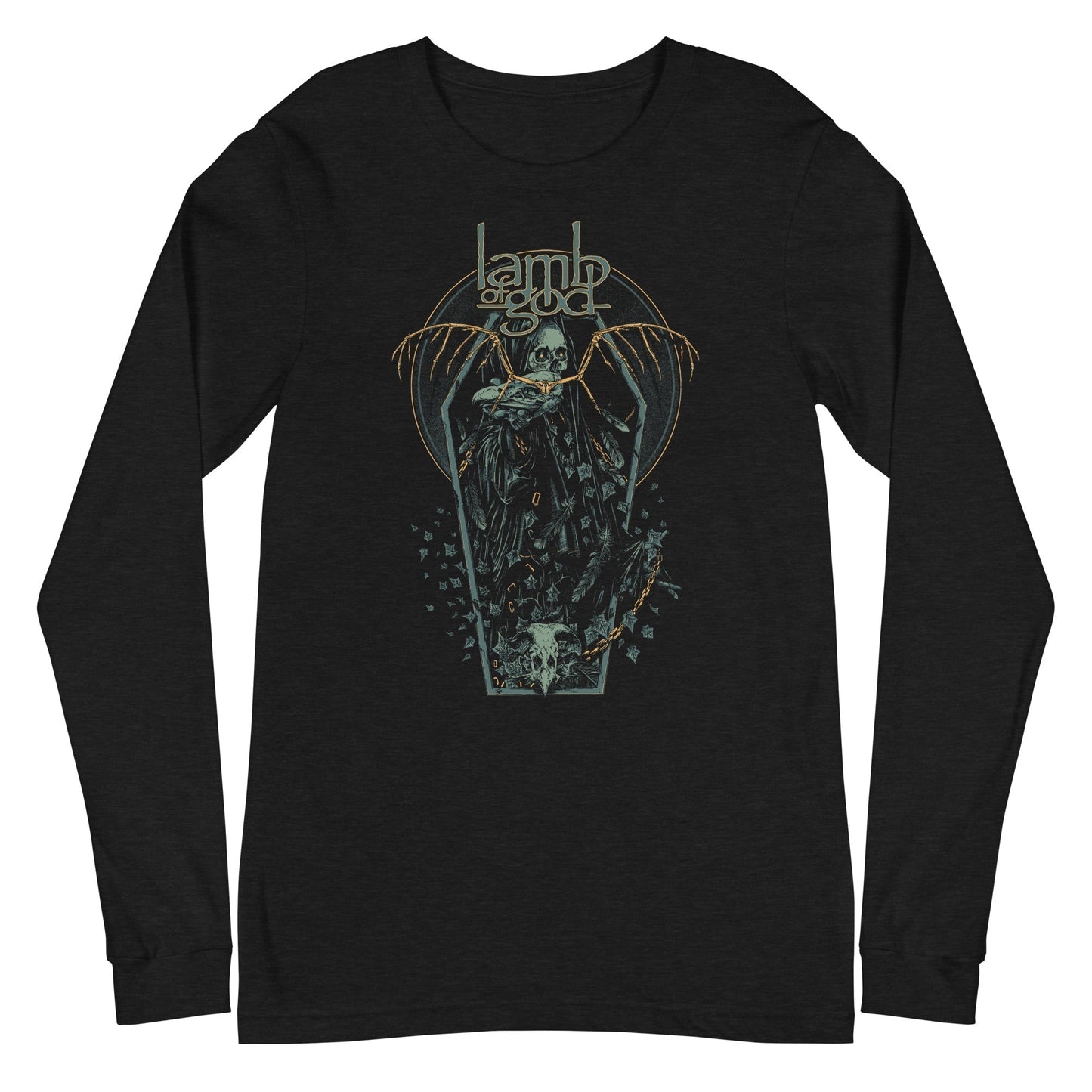 MerchMoment Lamb of God - Casket Long Sleeve Shirt Officially Licensed