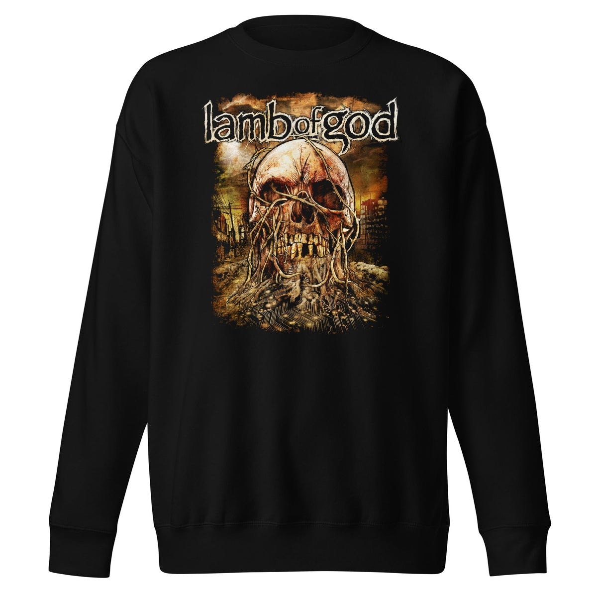 MerchMoment Lamb of God - Circle of Death Crewneck Sweatshirt Officially Licensed