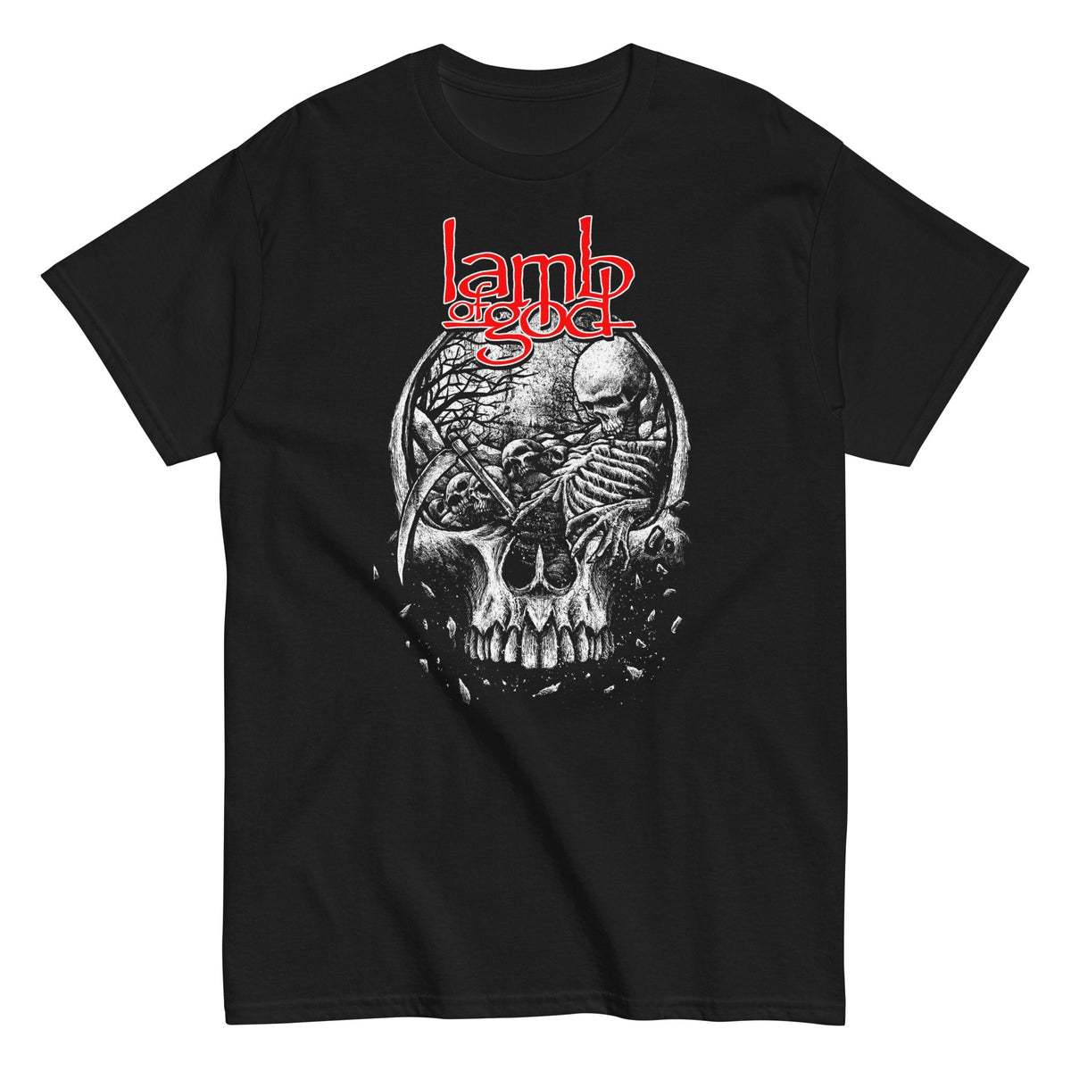MerchMoment Lamb of God - Head Full of Ideas Mens T Shirt Officially Licensed