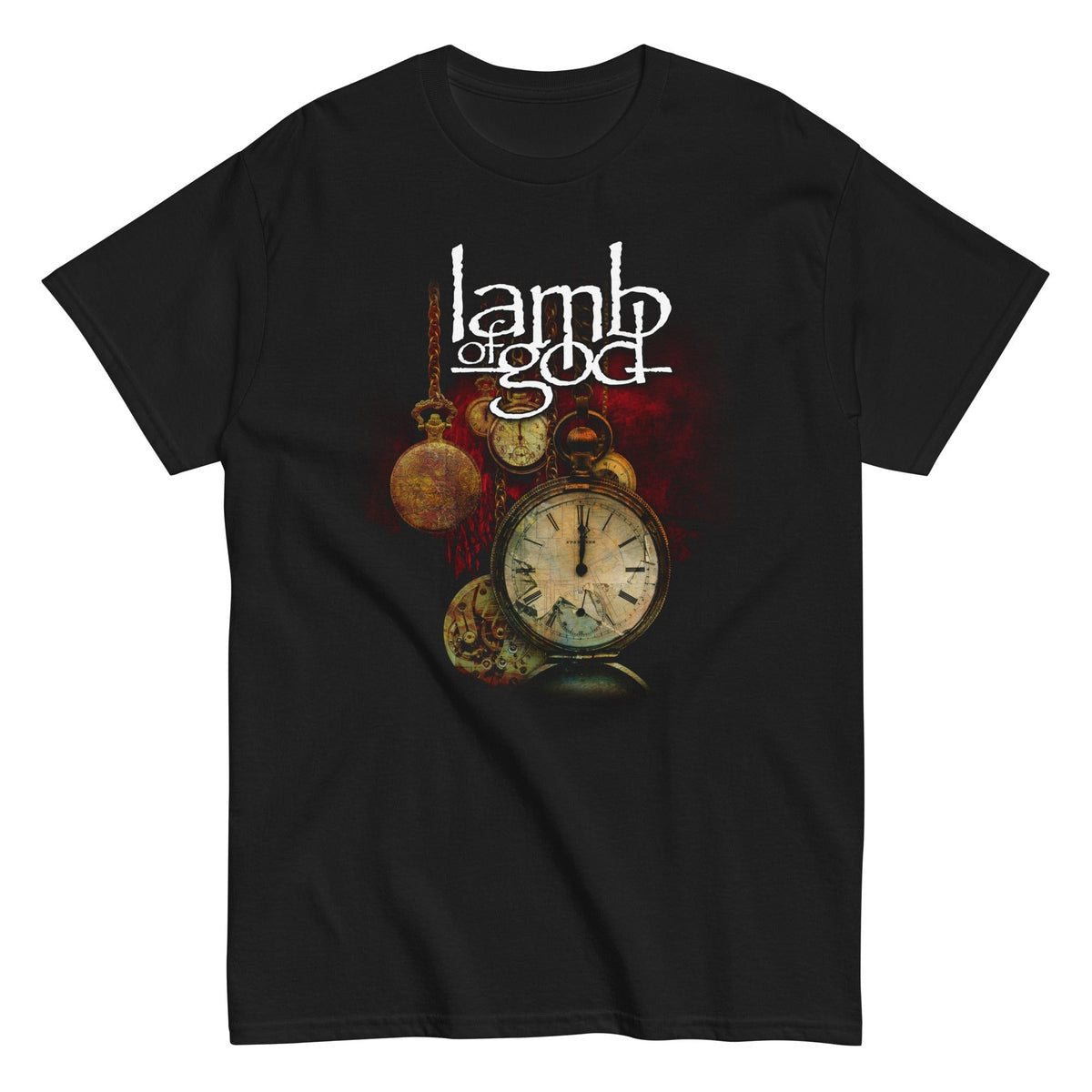 MerchMoment Lamb of God - Time and Again Mens T Shirt Officially Licensed