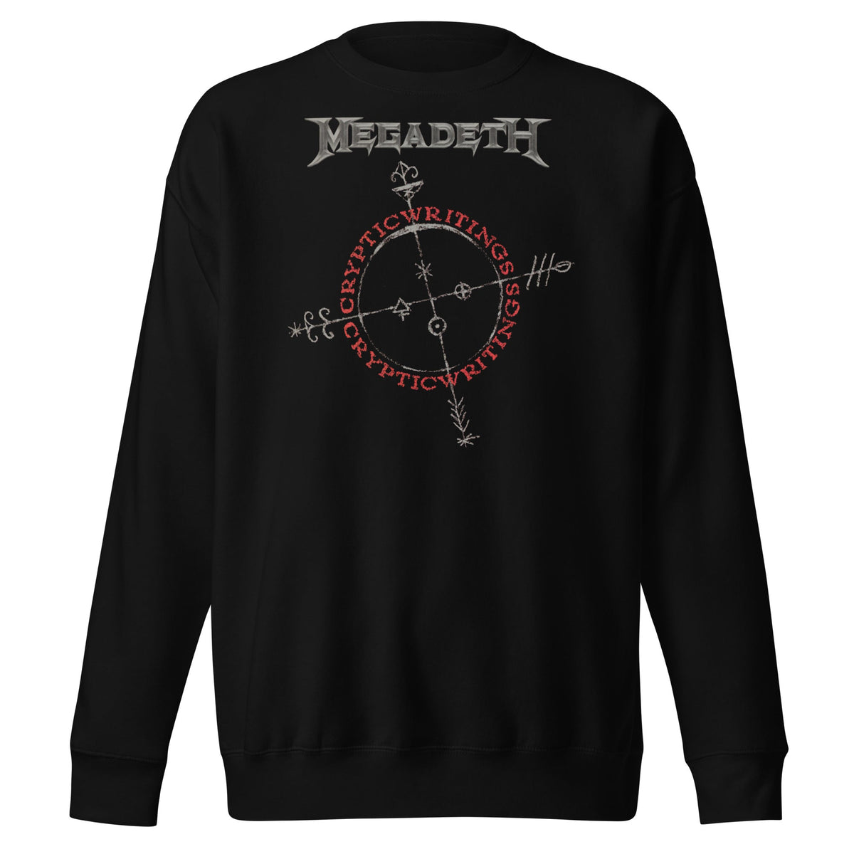 MerchMoment Megadeth - Cryptic Writings Crewneck Sweatshirt Officially Licensed