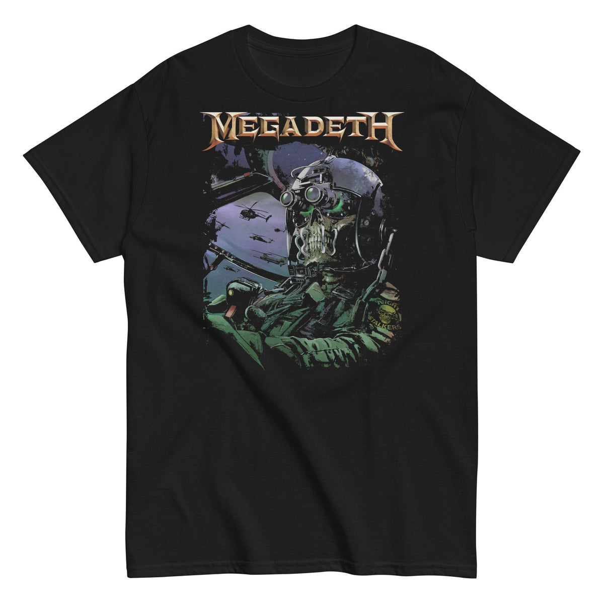 MerchMoment Megadeth - Night Vision Mens T Shirt Officially Licensed