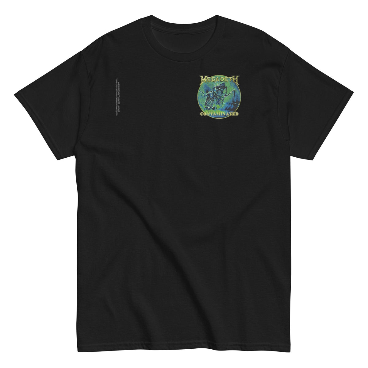 MerchMoment Megadeth - Small Contaminated Mens T Shirt Officially Licensed