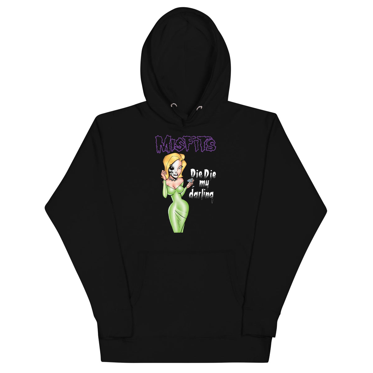 MerchMoment Misfits - Die Die My Darling Hoodie Sweatshirt Officially Licensed