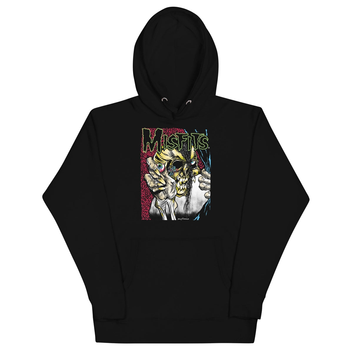 MerchMoment Misfits - Open Skull Hoodie Sweatshirt Officially Licensed