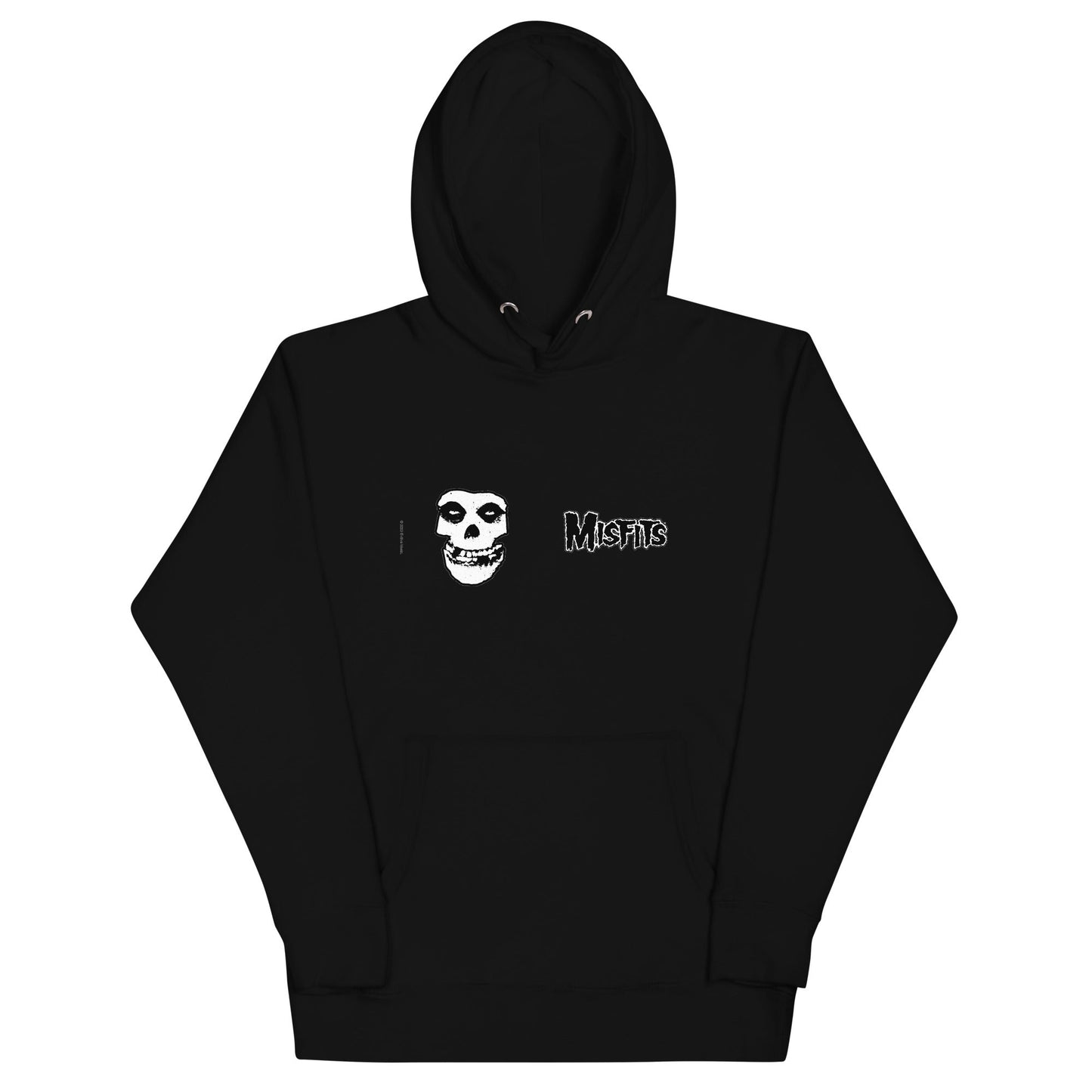MerchMoment Misfits - Small Skull Hoodie Sweatshirt Officially Licensed