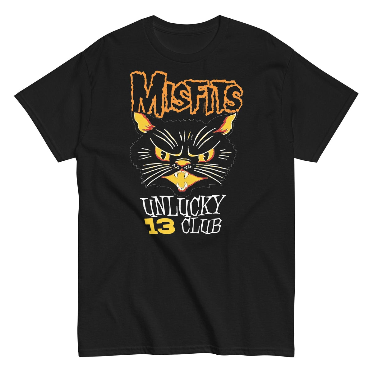 MerchMoment Misfits - Unlucky 13 Club Mens T Shirt Officially Licensed
