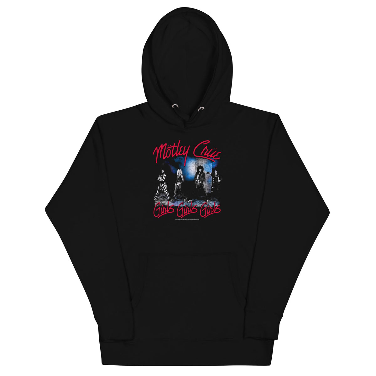 MerchMoment Motley Crue - Girls Girls Girls Hoodie Sweatshirt Officially Licensed