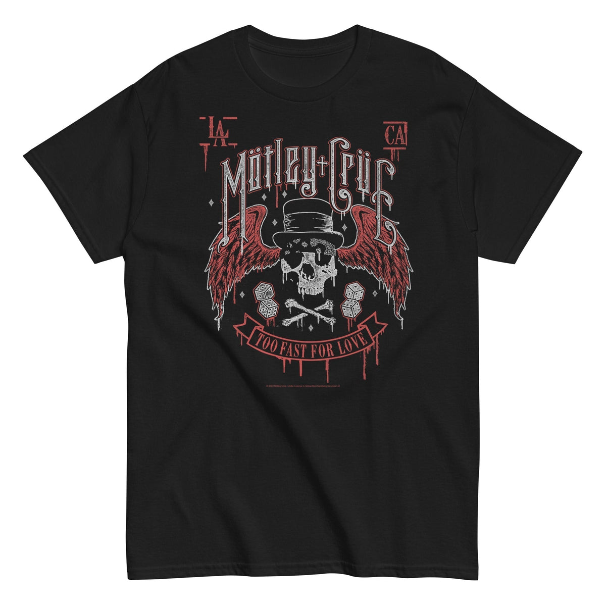 MerchMoment Motley Crue - Los Angeles Mens T Shirt Officially Licensed