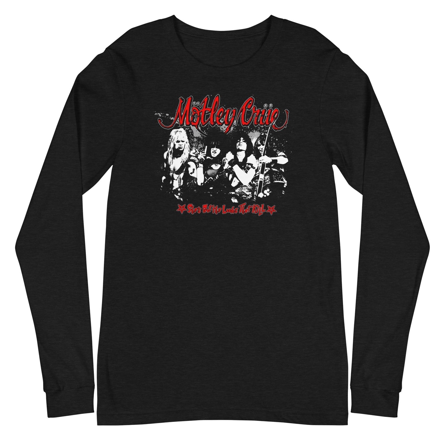 MerchMoment Motley Crue - She's Got the Looks Long Sleeve Shirt Officially Licensed