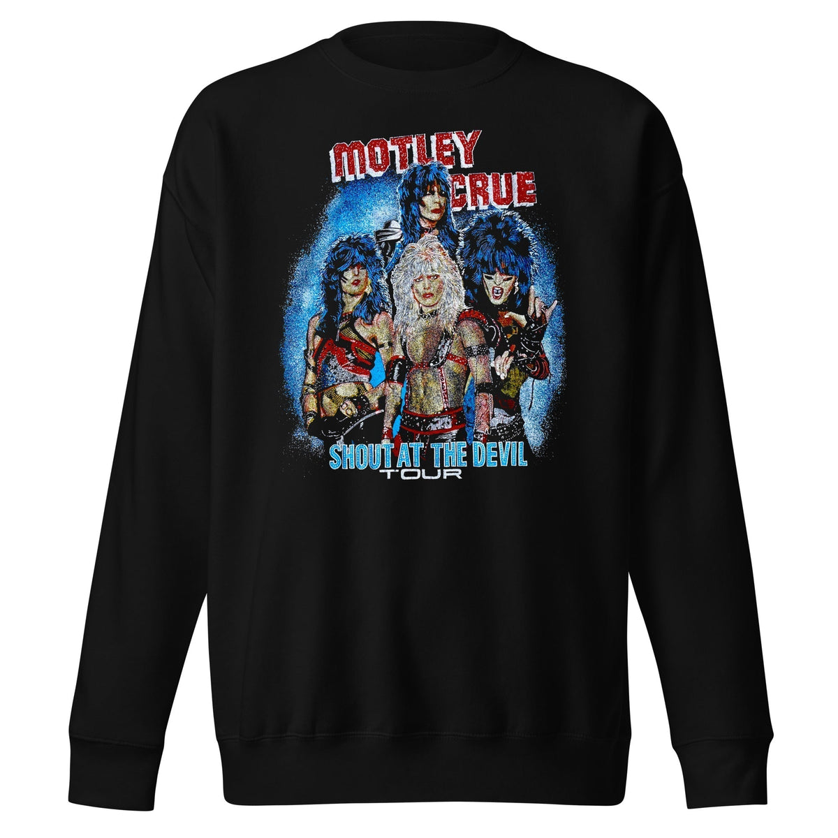 MerchMoment Motley Crue - Shout Tour Crewneck Sweatshirt Officially Licensed