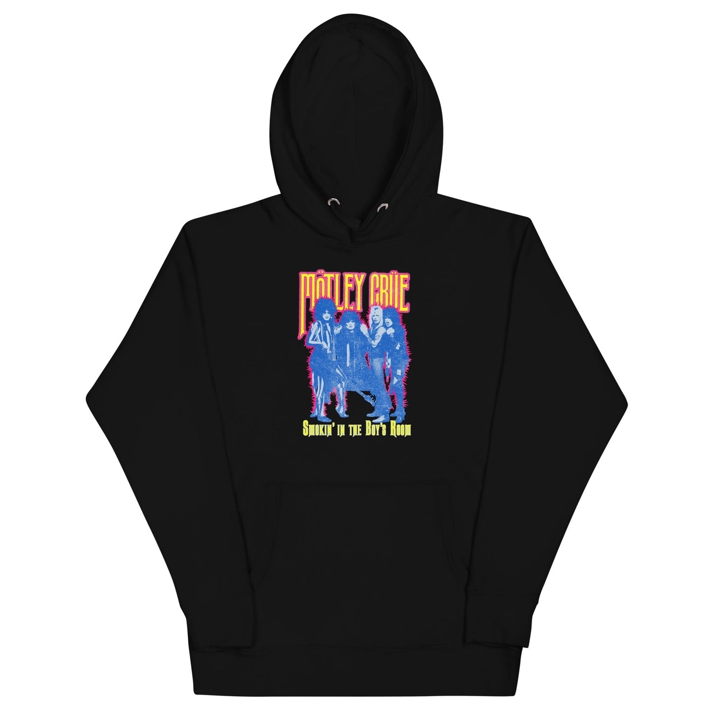 MerchMoment Motley Crue - Smokin' in the Boy's Room Hoodie Sweatshirt Officially Licensed