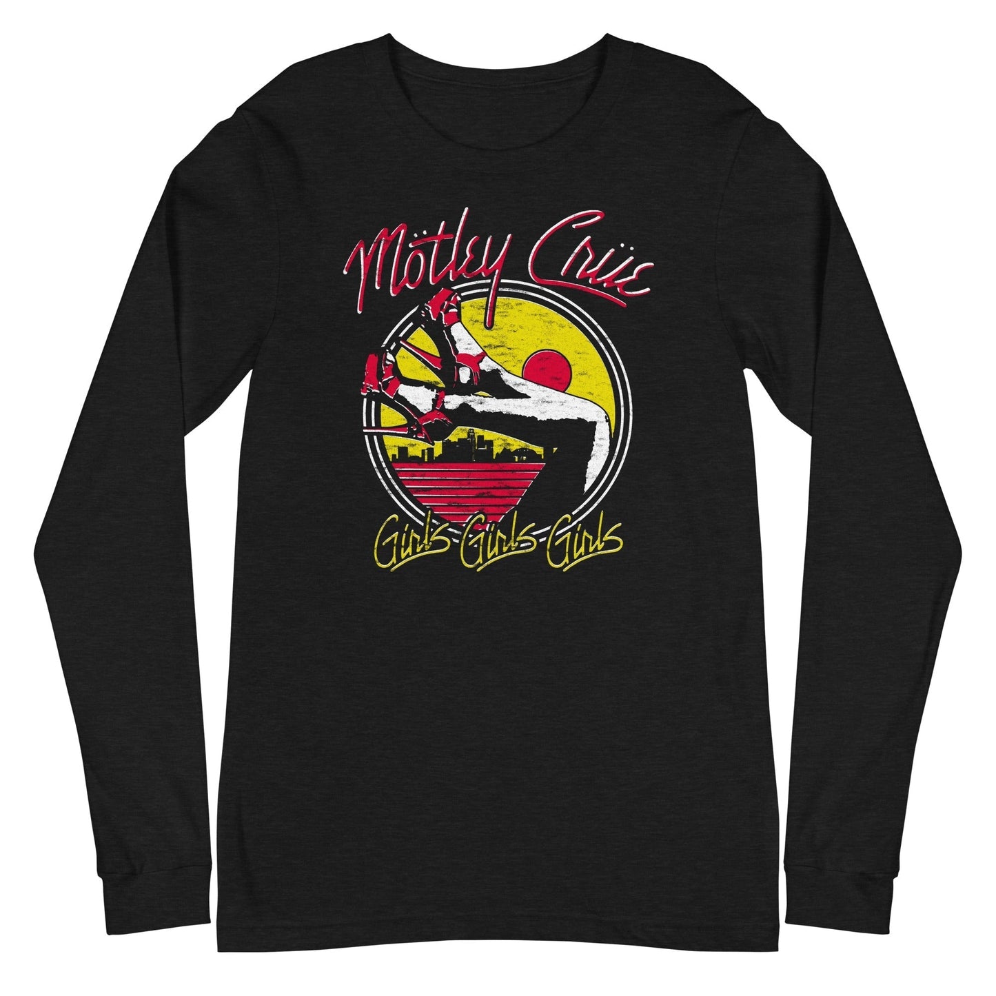 MerchMoment Motley Crue - Sunset Girls Long Sleeve Shirt Officially Licensed