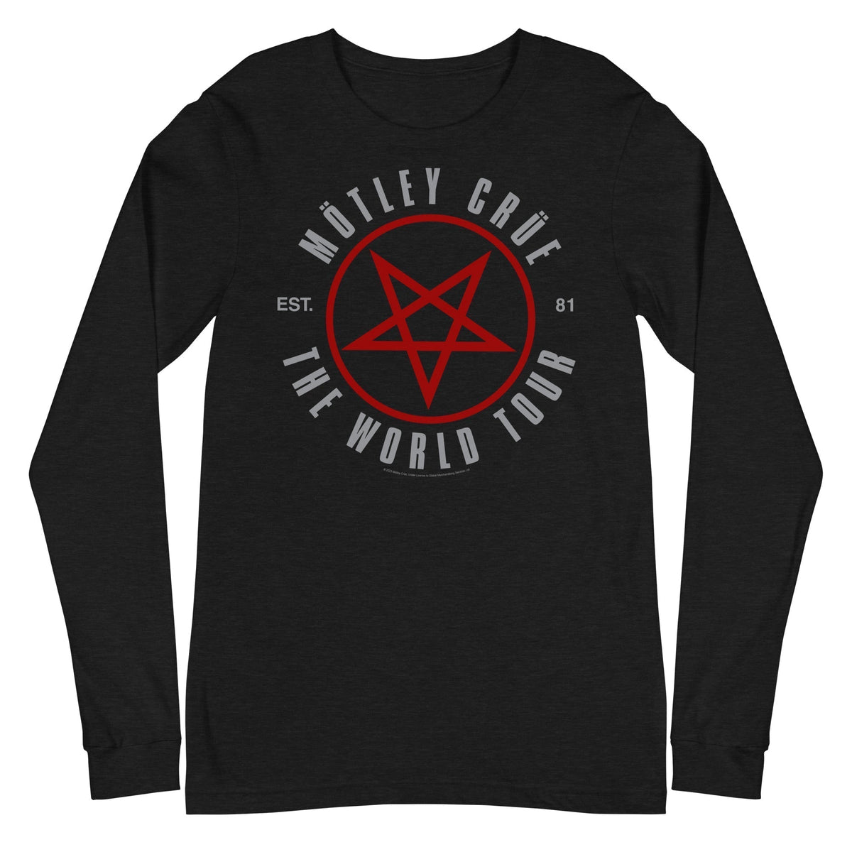 MerchMoment Motley Crue - The World Tour Long Sleeve Shirt Officially Licensed