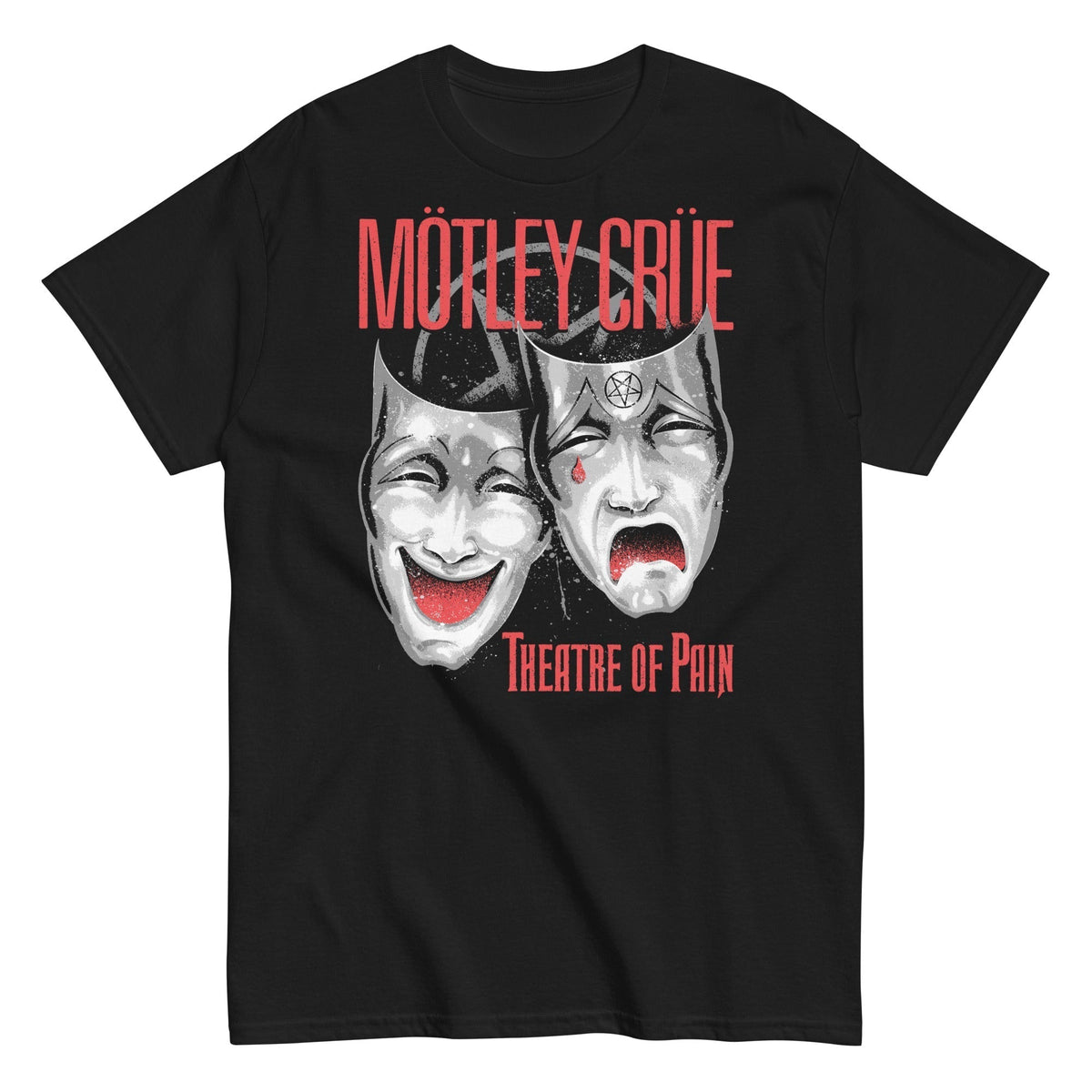 MerchMoment Motley Crue - Theatre of Pain Mens T Shirt Officially Licensed