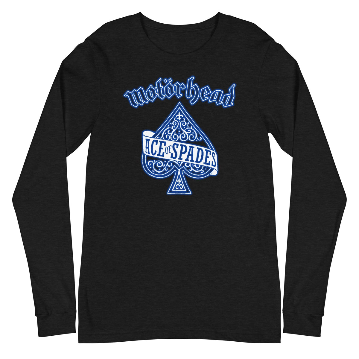 MerchMoment Motorhead - Blue Ace Long Sleeve Shirt Officially Licensed