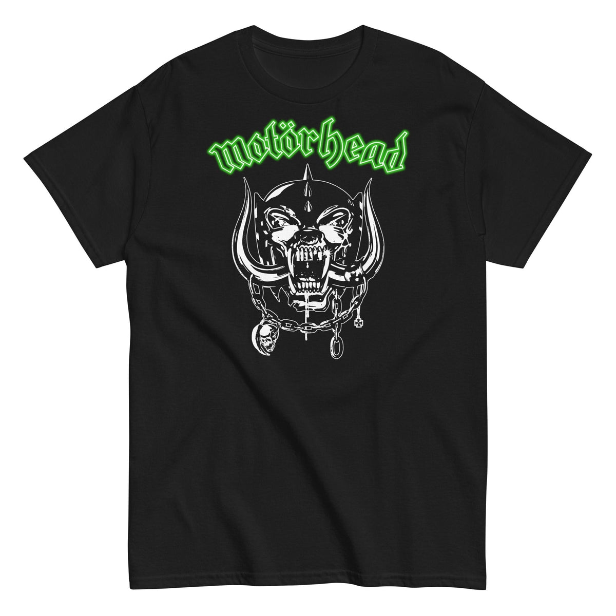 MerchMoment Motorhead - Green Logo Mens T Shirt Officially Licensed