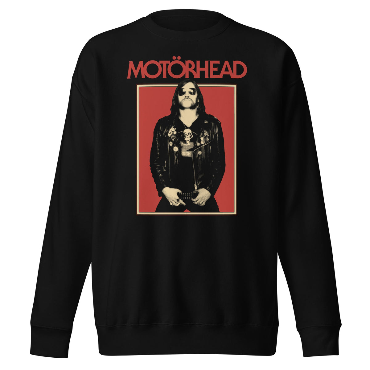 MerchMoment Motorhead - Leather Stare Crewneck Sweatshirt Officially Licensed