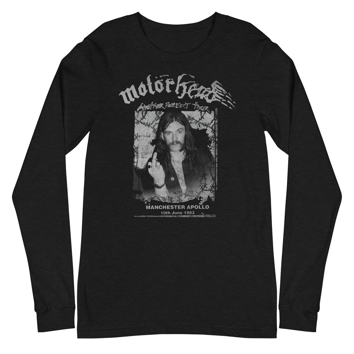 MerchMoment Motorhead - Manchester Apollo Long Sleeve Shirt Officially Licensed