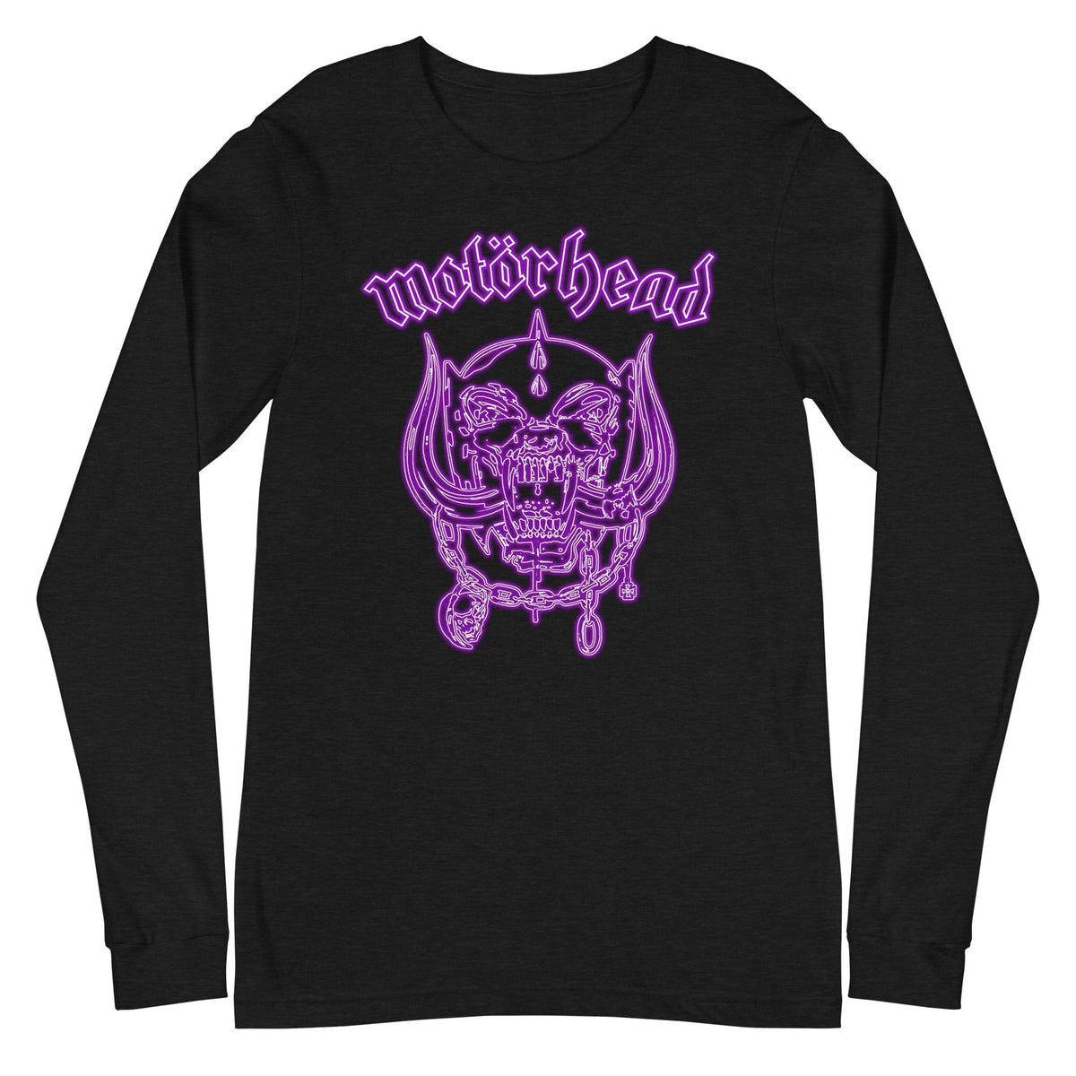 MerchMoment Motorhead - Neon Purple Warpig Long Sleeve Shirt Officially Licensed